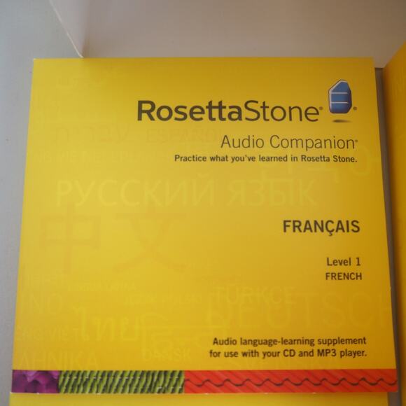Rosetta Stone French Francais Level 1 Version 4 Learn Language With Headphones - Picture 5 of 16